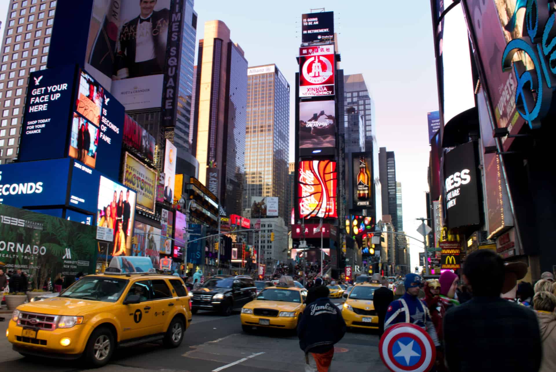 tour times square times square quartiers new york