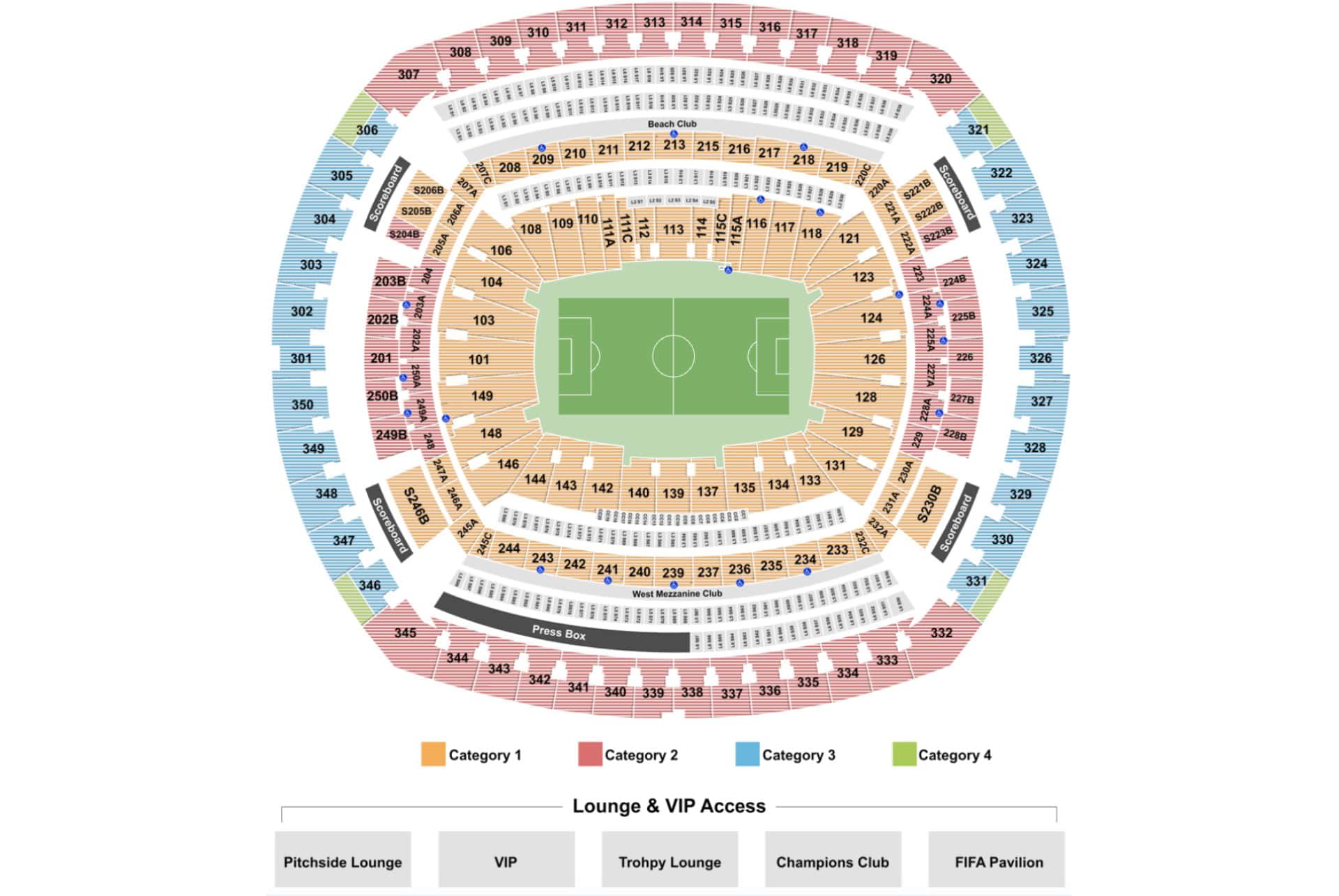 plan metlife stadium coupe monde 2026 new york