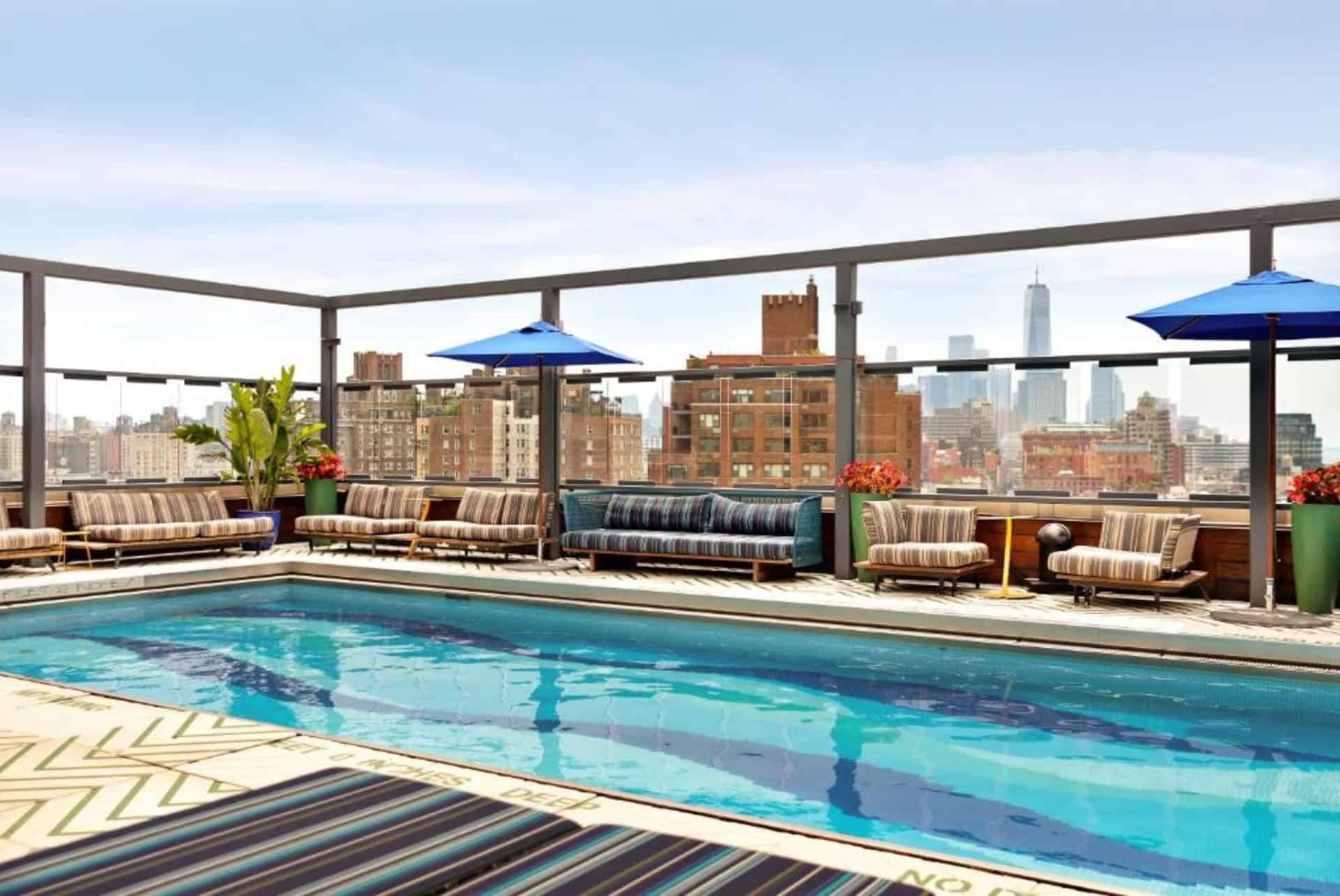 gansevoort meatpacking hotel pisicine