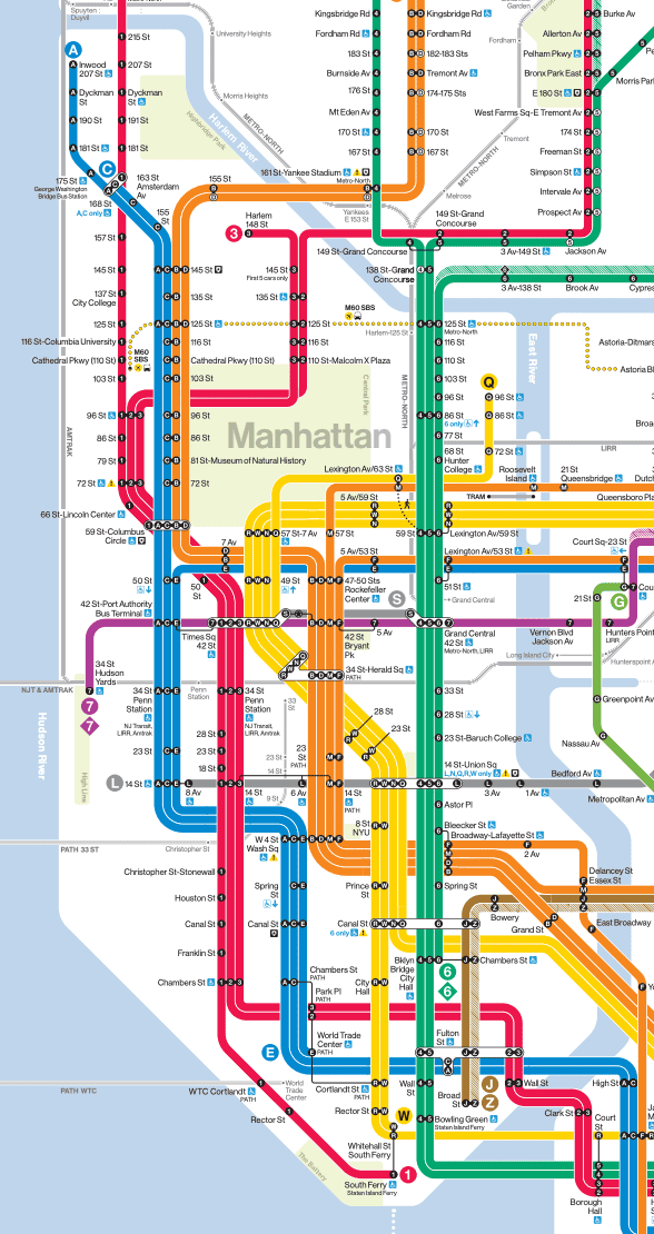 maps manhattan