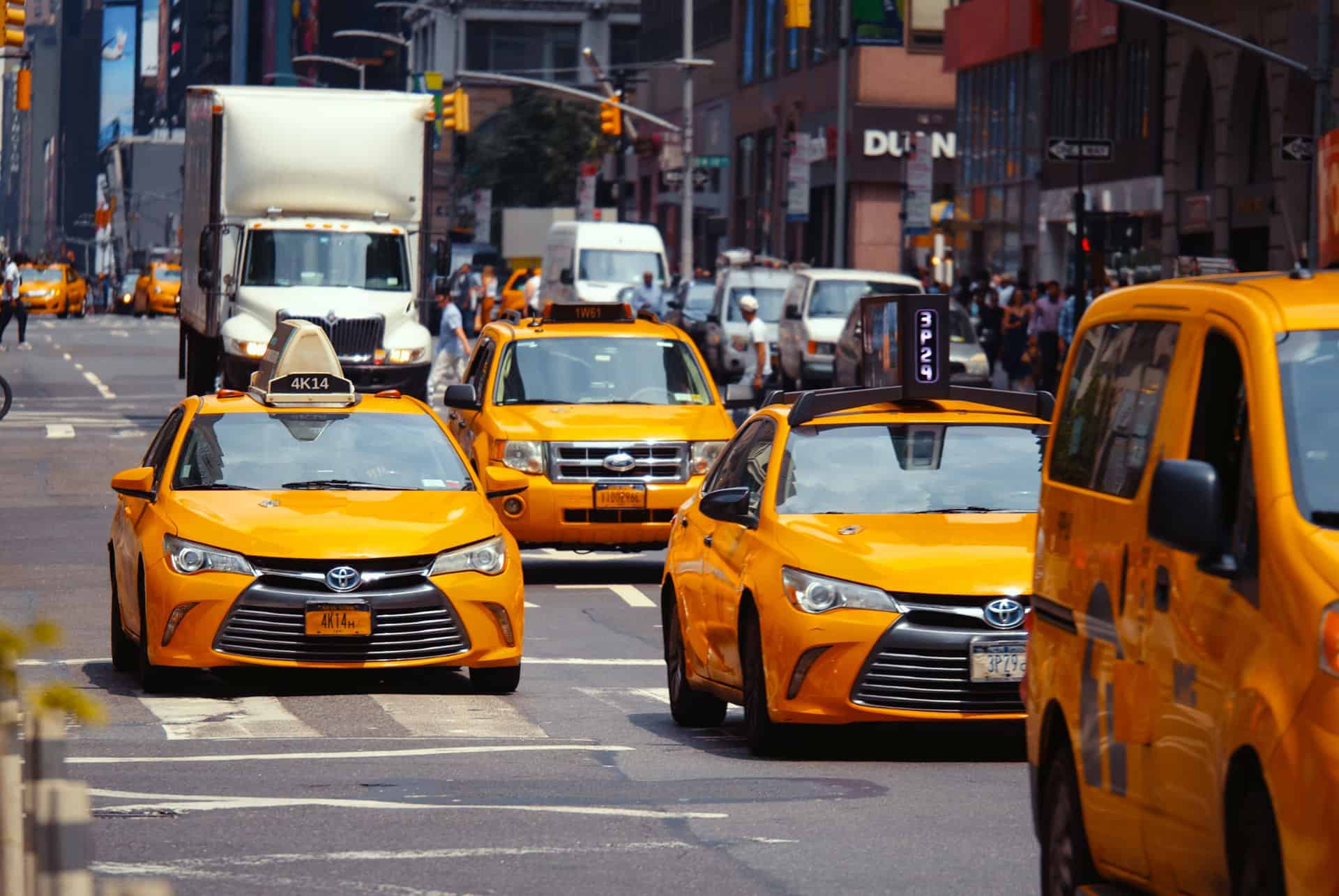 taxi jaune