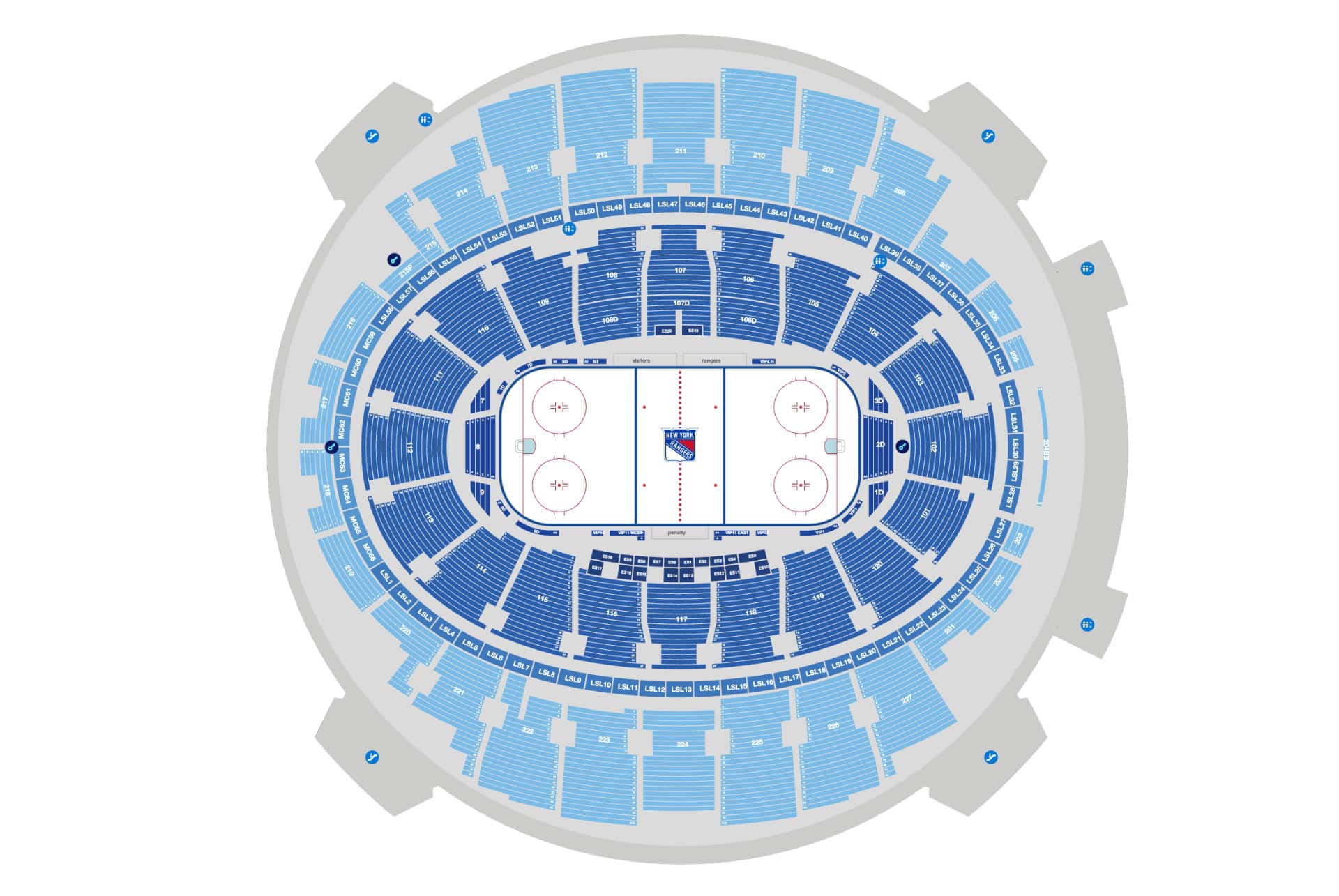 madison square gardent seat map madison square gardent seat map