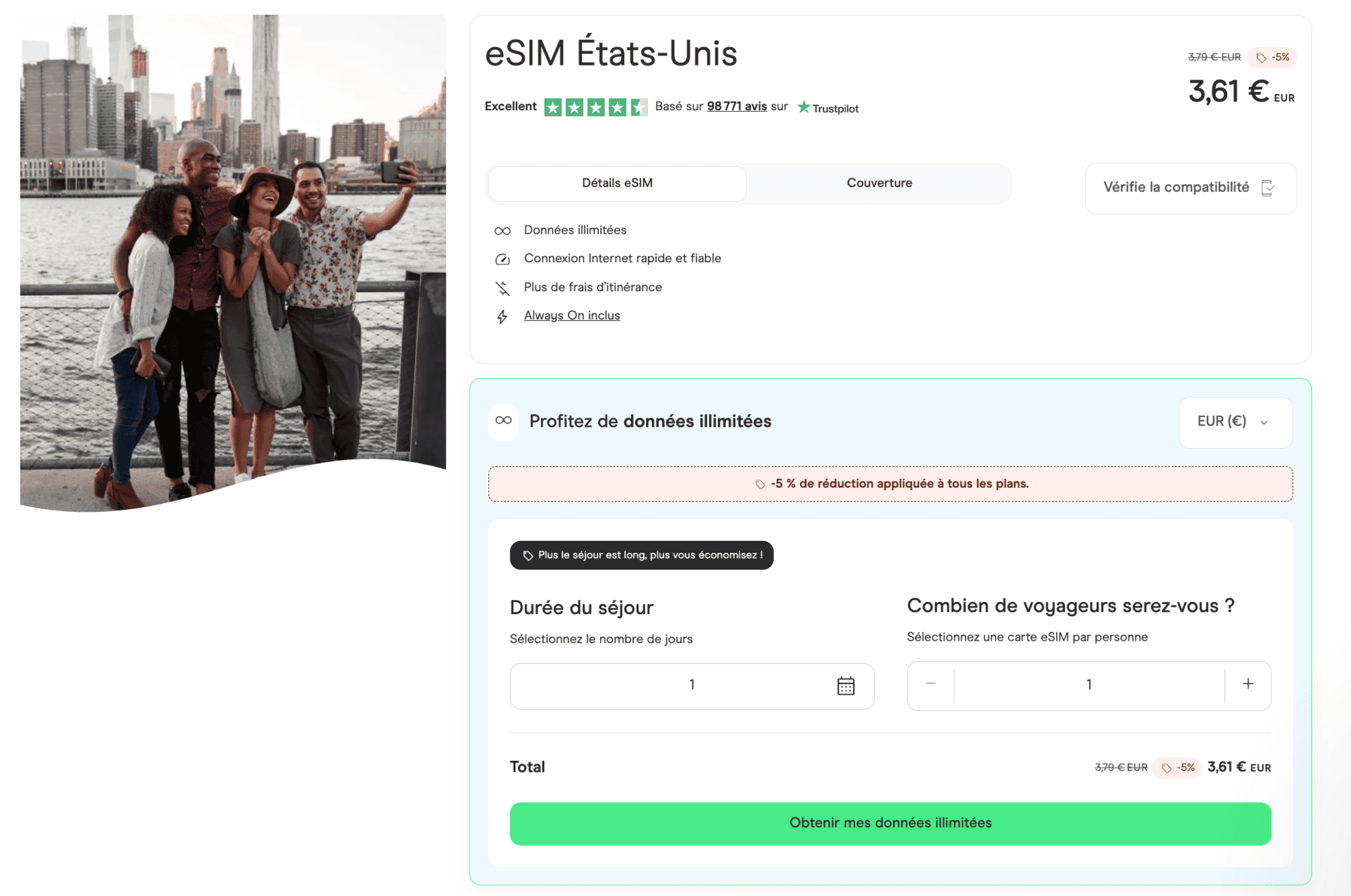 holafly etats unis juin 2026